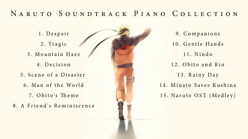Naruto Saddest Soundtracks Piano Collection - 50 Minutes of Sad and Beautiful Piano Music