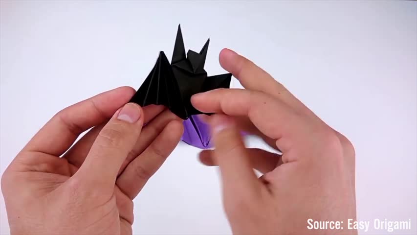 Origami Halloween Bat
