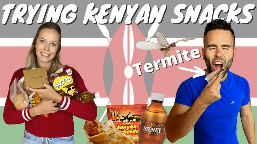 Canadians 🇨🇦 Try Kenyan 🇰🇪 Foods and Snacks / First Time Eating Insects / MUKBANG