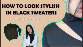 How To Look Stylish in Black Sweaters | Outfit Ideas ft. Aritzia / Oak + Fort / Zara Try-On