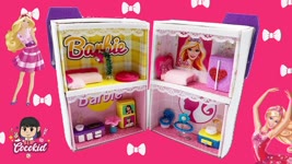 BARBIE HOUSE from MATCH BOX | DIY Miniature House | Barbie House