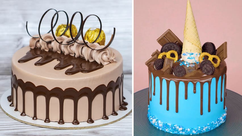 Easy Chocolate Cake Tutorials Like A Pro | 10+ Fancy Cake Decorating Ideas