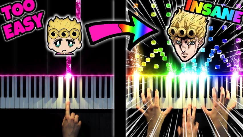 GIORNO'S THEME from TOO EASY to INSANE