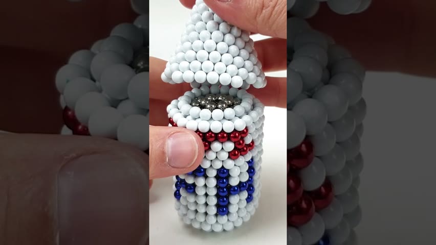 SpaceX Falcon out of Magnetic Balls | Magnetic Games