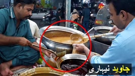 Javed Delhi Nihari | Famous Nalli Maghaz Nihari Street Food Karachi Pakistan | Lazeez Beef Nihari