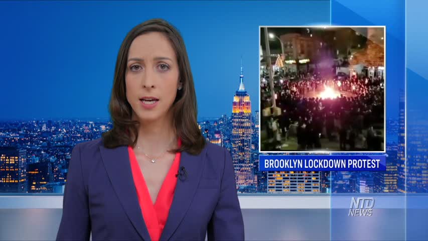 ORTHODOX JEWS PROTEST NEW NYC LOCKDOWN MEASURES