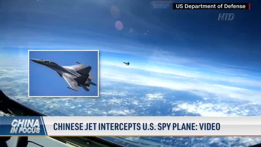 Chinese Fighter Jet Intercepts US Plane Over South China Sea