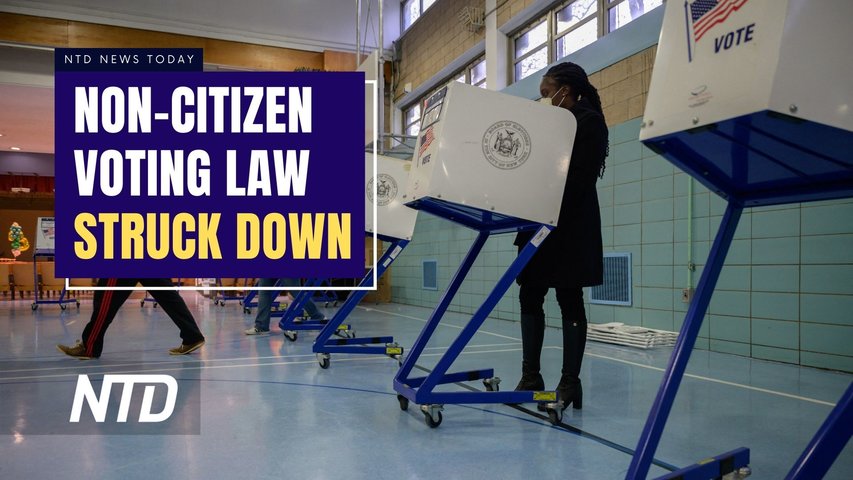 Court Strikes Down NYC Non-citizen Voting Law; Trump Defendants Seek Delay In $354m Fraud Case Fines | NTD News Today