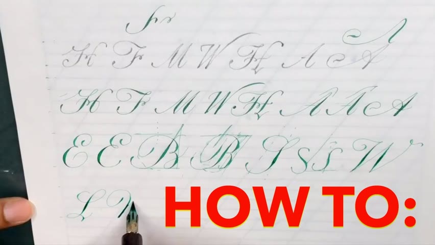 IMPROVE YOUR COPPERPLATE | COPPERPLATE VARIATIONS X PAUL ANTONIO - PART 3