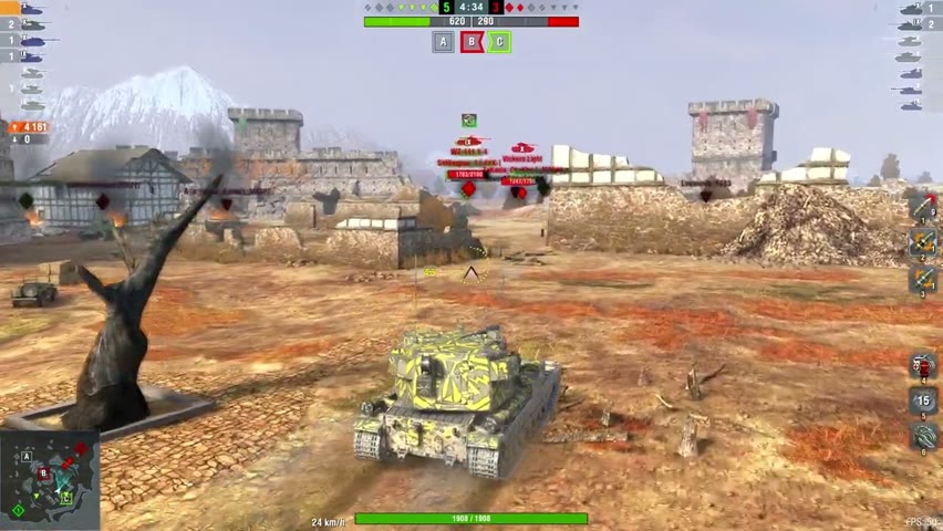 FV215B 183 7191DMG 2Kills | World of Tanks Blitz | Assassin_999