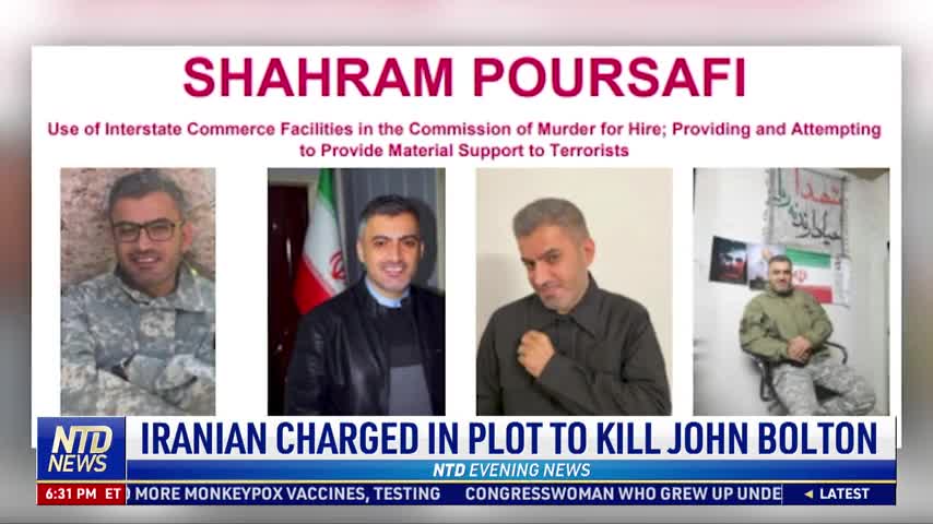 Iranian Charged in Plot to Kill John Bolton