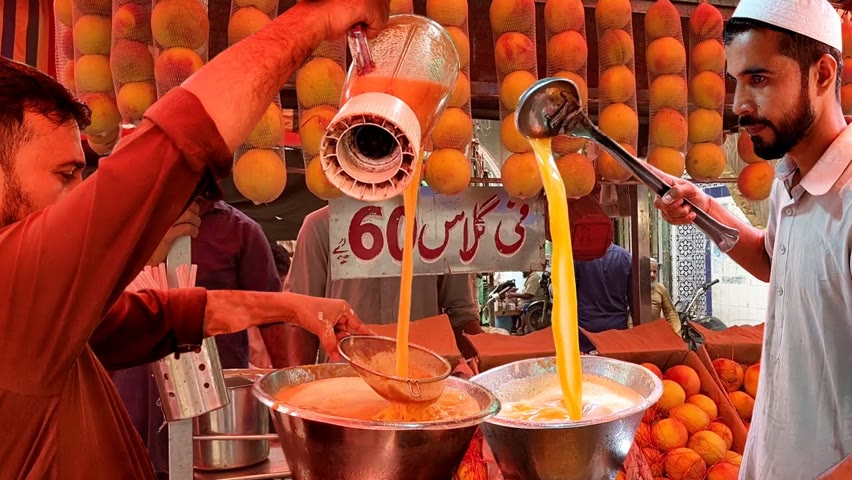 Original Peach Juice | Refreshing Summer Street Drink | Aroo Ka Sharbat in Just Rs.60