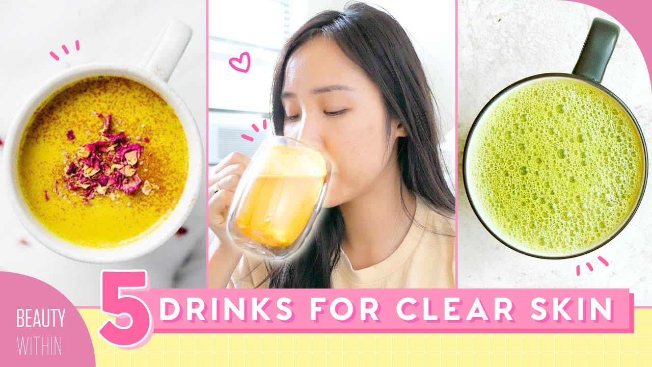5 Simple Drinks to Clear Acne & Inflammation + Boost Immune System 🍵