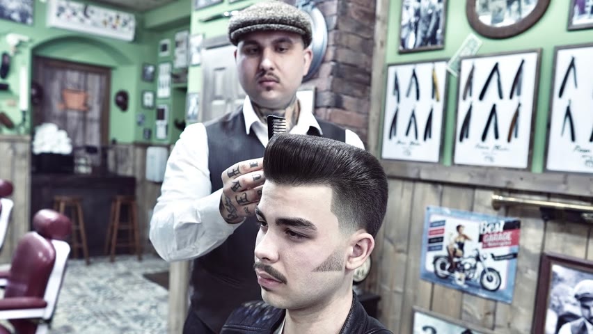 💈 ASMR BARBER - FLAT TOP and MULLET - The perfect 70's HAIRCUT
