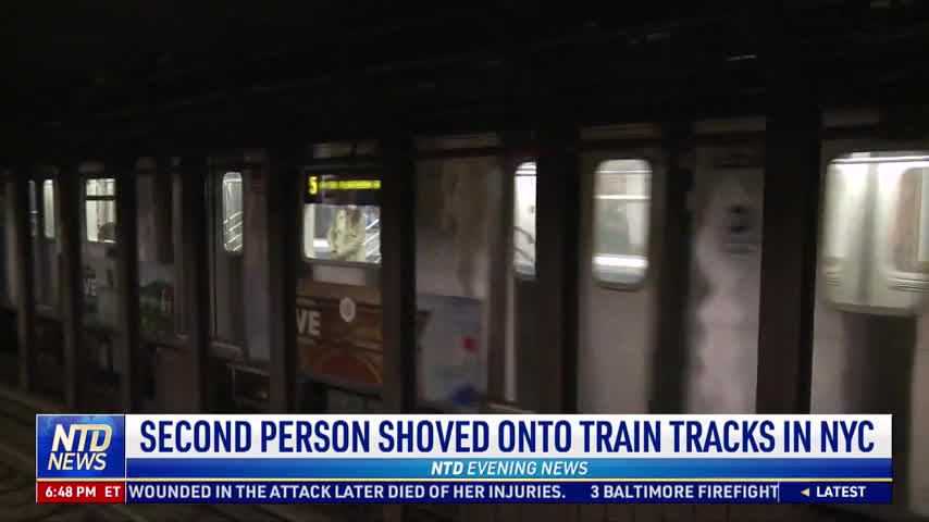 Second Person Shoved Onto Train Tracks in NYC