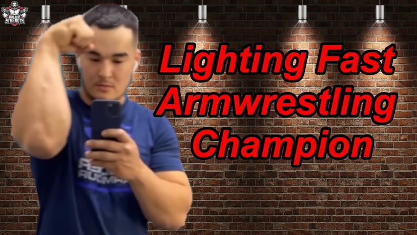 The Lighting Fast Armwrestling Champion Alizhan Muratov