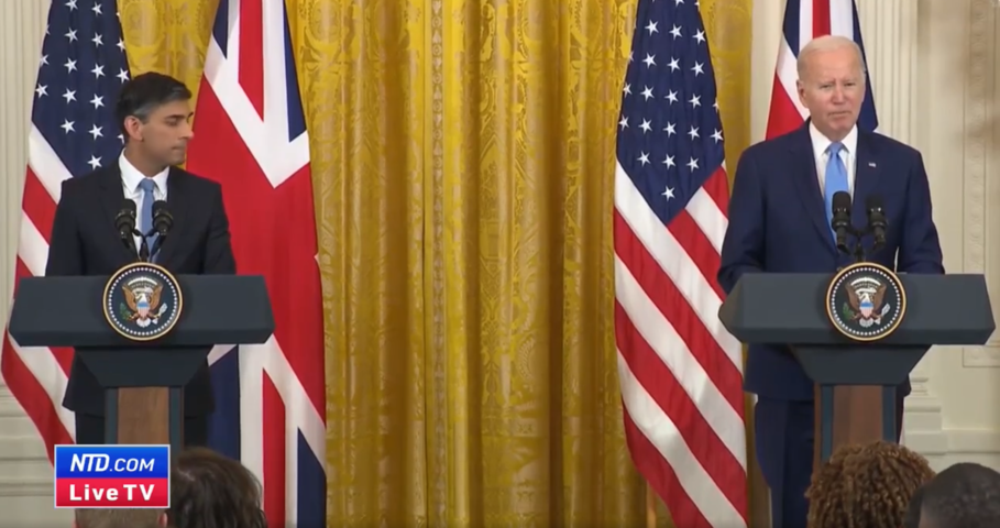 LIVE: Biden, UK Prime Minister Sunak Hold Press Conference After Meeting