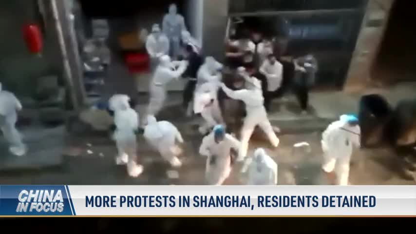 More Protests in Shanghai, Residents Detained