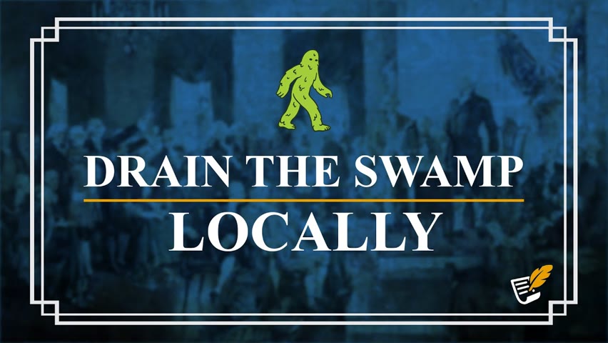 Draining the Swamp Locally | Constitution Corner