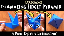 The Amazing Fidget Pyramid! Origami (Paolo Bascetta)
