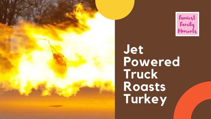 Jet Powered Truck Roasts Turkey by Venting Out Fire