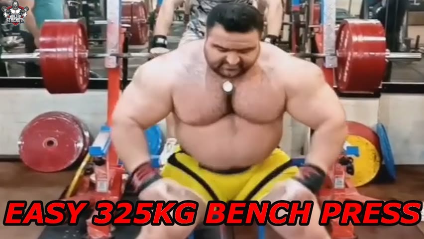 Strength Monster - Easy 325kg Bench Press