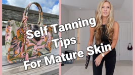 Self Tanning Tips For Mature Skin~ New Tote & My OOTD
