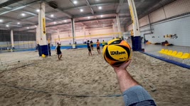 Волейбол от первого лица | Пляжный волейбол 3х3 | Волейбольная тренировка «Dream Team»