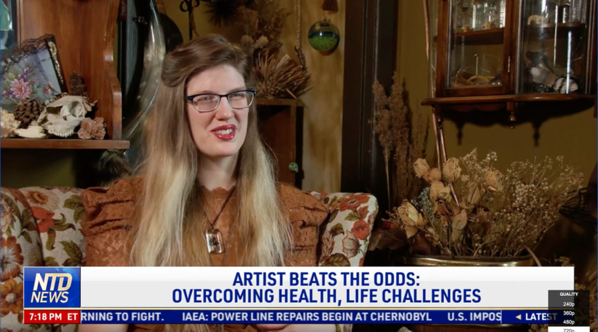Artist Beats the Odds: Overcoming Health, Life Challenges