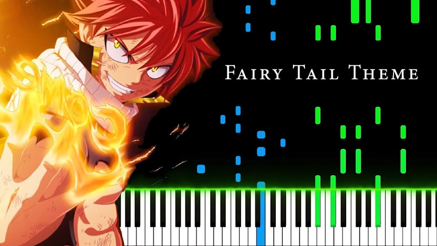 Fairy Tail - Main Theme [Piano Tutorial]