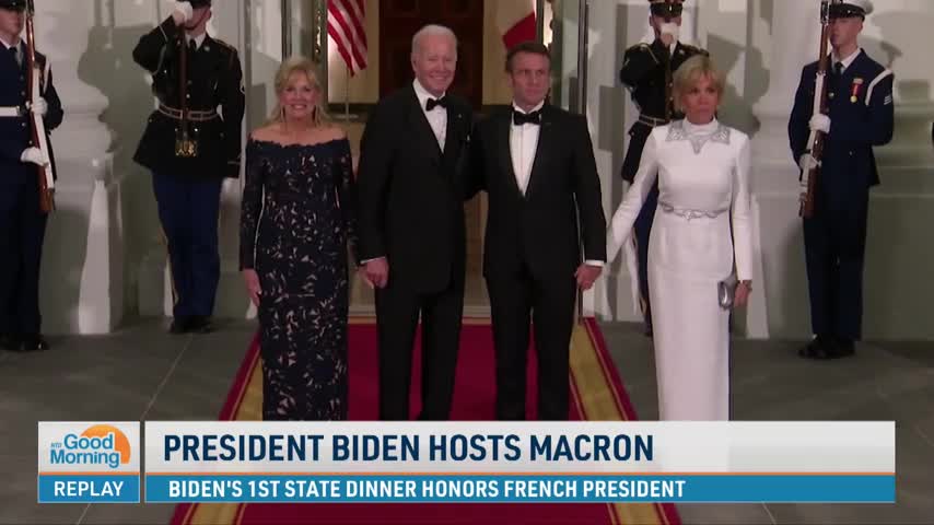 Biden's 1st State Dinner Honors French President