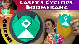 Casey's Cyclops Boomerang - Origami Flicker