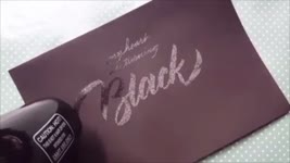 Oddly Satisfying Embossing Calligraphy compilation