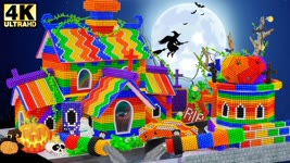 Halloween Returns 🎃 Haunted Houses 💀 Build Witch House from Magnets