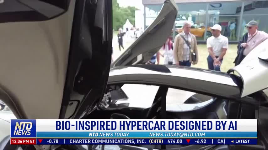 Bio-Inspired Hyper-Car Designed by AI