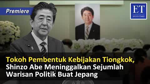 [PREMIERE]* Pembentuk Kebijakan Tiongkok, Shinzo Abe Tinggalkan Sejumlah Warisan Politik Buat Jepang