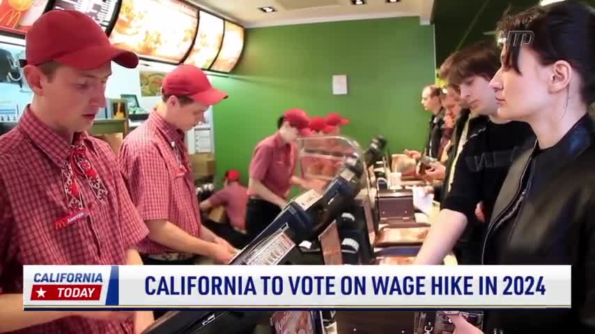California to Vote on Wage Hike in 2024