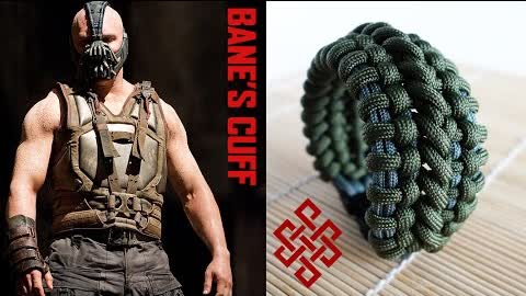 How to Make the Bane's Cuff Paracord Bracelet with Buckles Tutorial