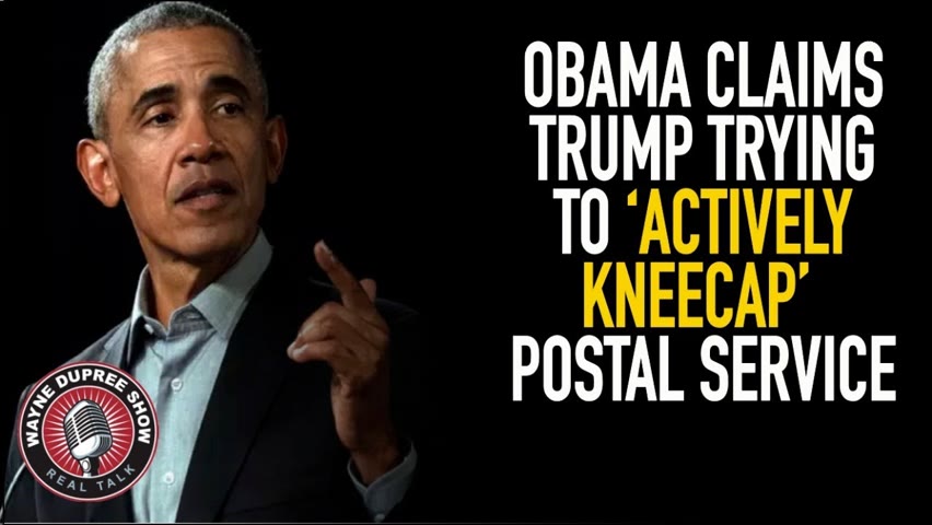 Obama says USPS Failure as DNC Convention begins