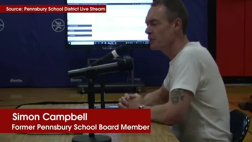 Simon Campbell Calls Out Pennsbury School Board During Public Comment