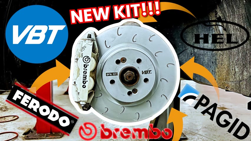 CUSTOM BRAKES for our CLIO RS 200 and STEERING ISSUES FOUND *Track Day Prep*