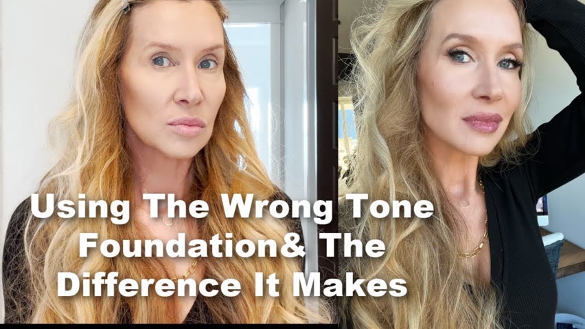 How Using The Wrong Tone Foundation Can Ruin The Whole Look | Makeup Over 50