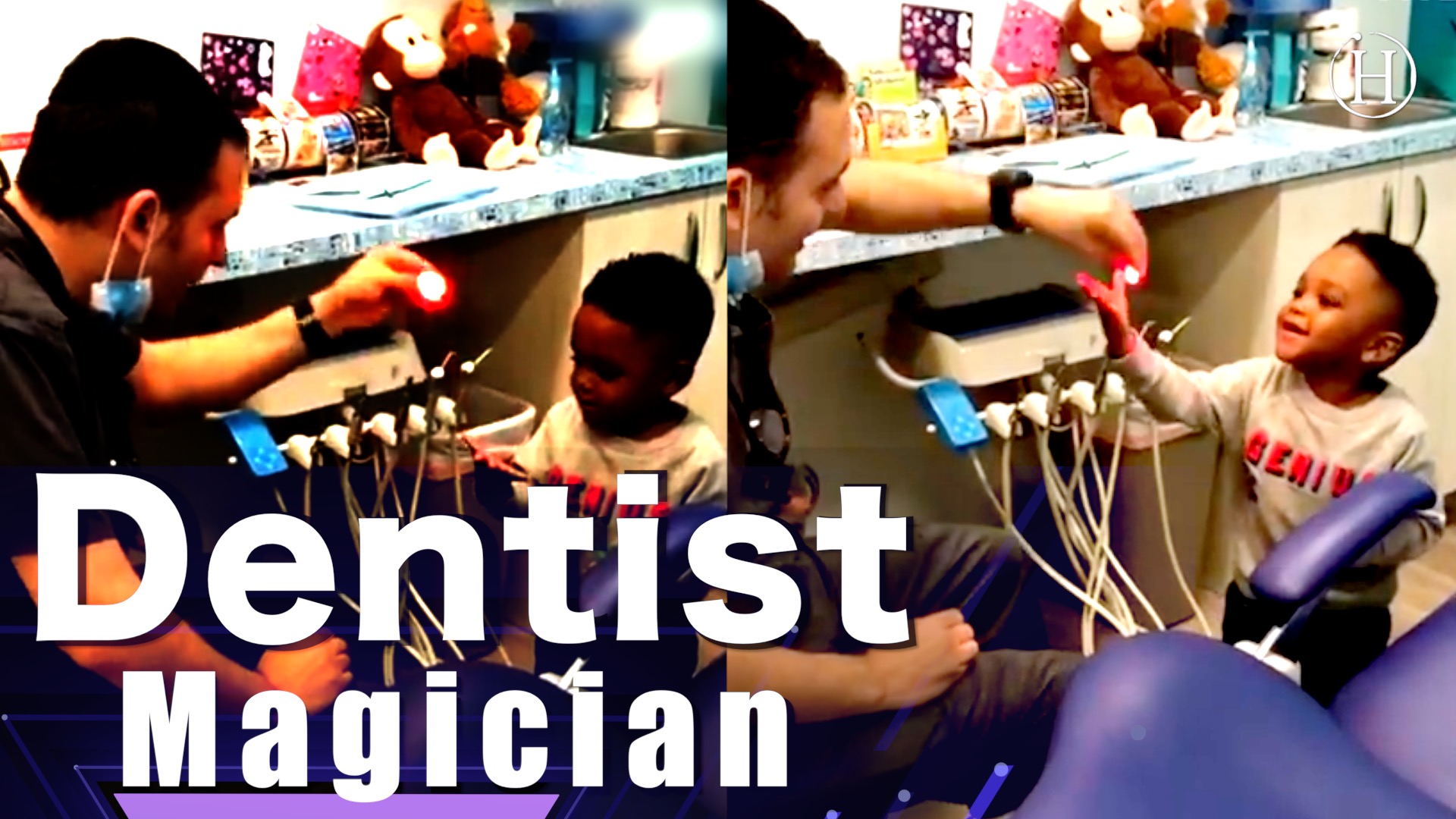 Dentist Magician Entertains Kid | Humanity Life