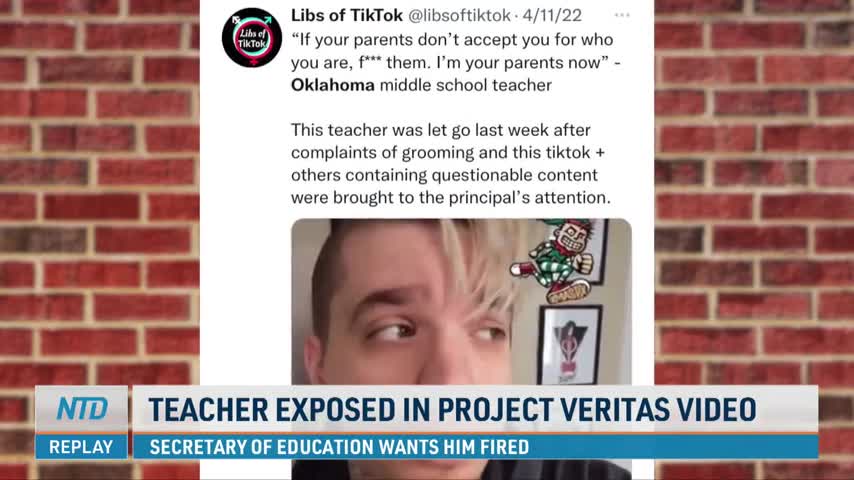 Teacher Exposed in Project Veritas Video; Secretary of Education Wants Him Fired