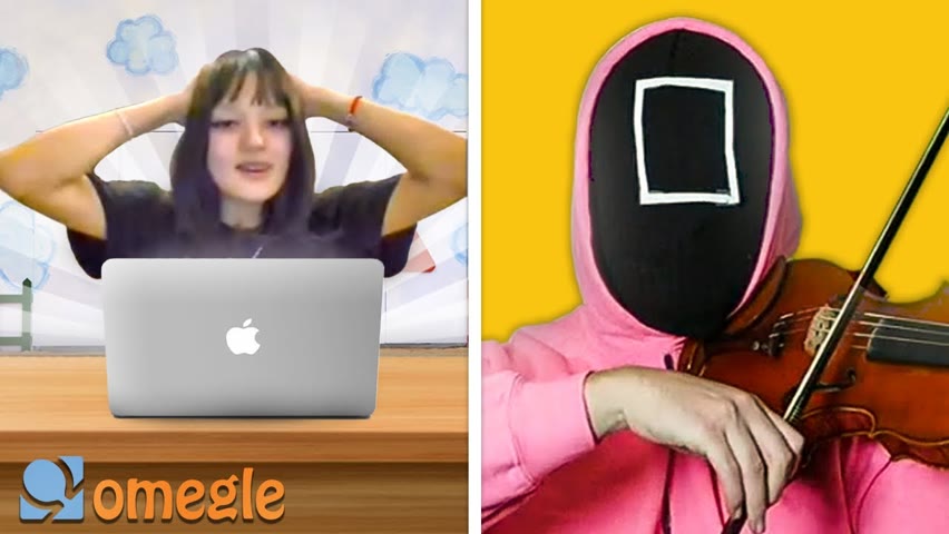 I Played Squid Game Songs For Players On Omegle
