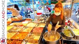 Thai Street Food NIGHT MARKET | Chonburi THAILAND
