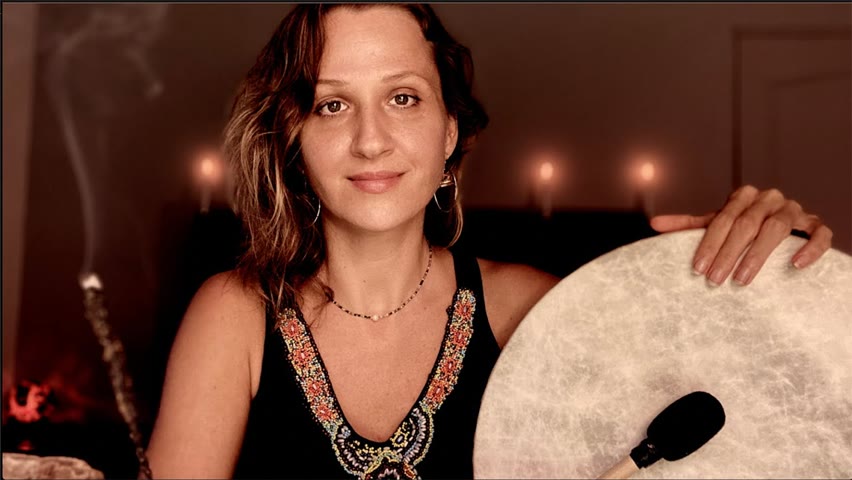 1 Hr Shamanic Drumming For Sleep | Guided Meditation | Busy Minds, ADHD,  Non Duality