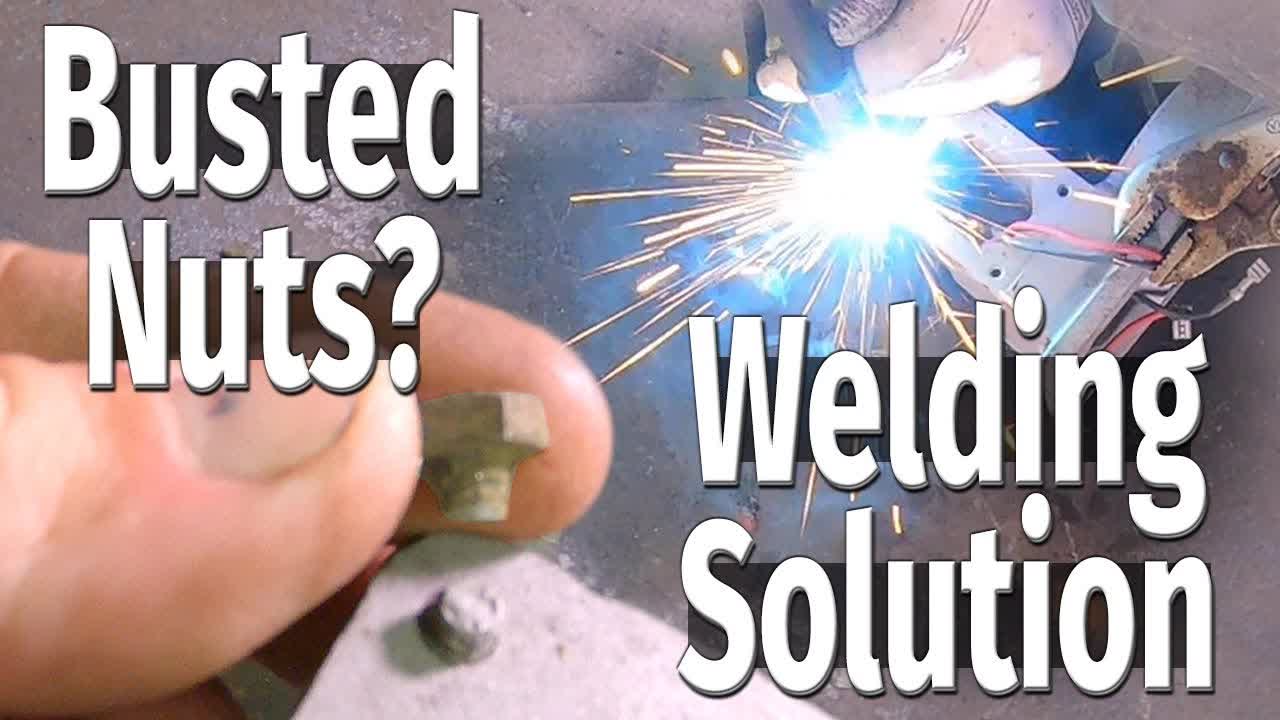 Broken bolts FACE THE MUSIC - "Rockstar" welding and removal trick