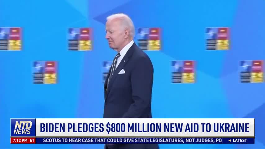 Biden: US to Give Another $800 Million in Weapons and Military Aid to Ukraine