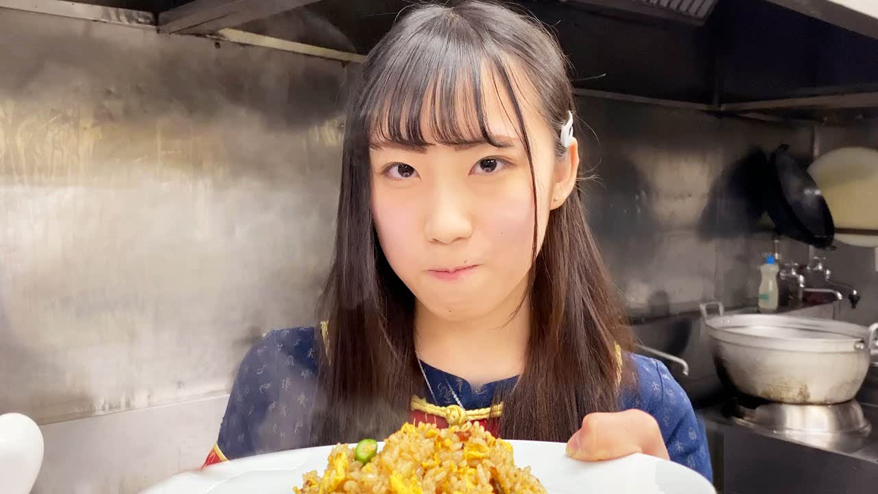 まかないガールズが食べたい【海老のXO醤チャーハン】I want to eat fried rise with shrimp.
